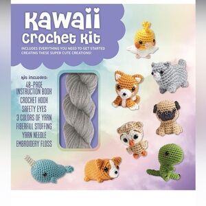 Kawaii Crochet Kit Cute Animal Crochet Craft Age 14+ NWT